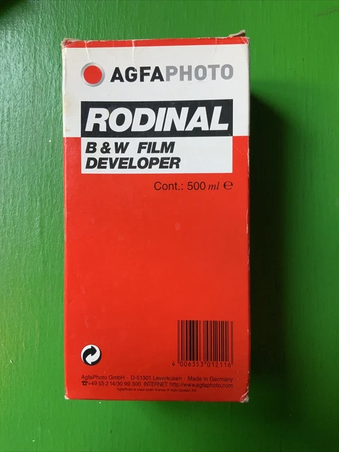 AGFA RODINAL : L’ORIGINAL ! 500 ML Concentré Révélateurs pour Films EUR