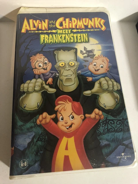 ALVIN AND THE Chipmunks Meet Frankenstein (VHS, Clamshell) £4.96