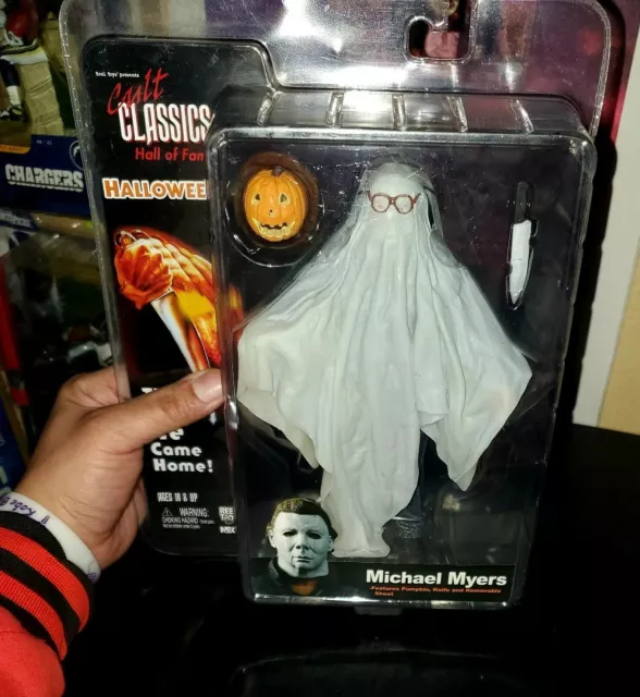 NECA Cult Classics HALLOWEEN MICHAEL MYERS GHOST BOB SHEET  RARE horror grail