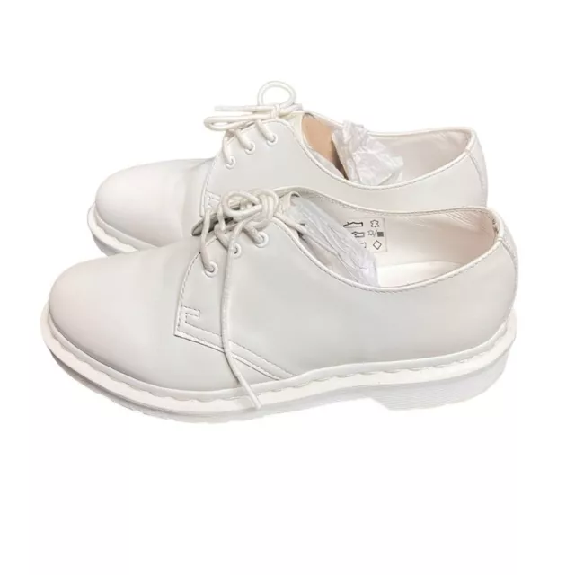 DR. MARTENS 1461 Mono Smooth Leather Oxford Shoes White $75.00 - PicClick