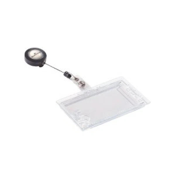 DURABLE Doppelbox mit Ausweishalter, transparent