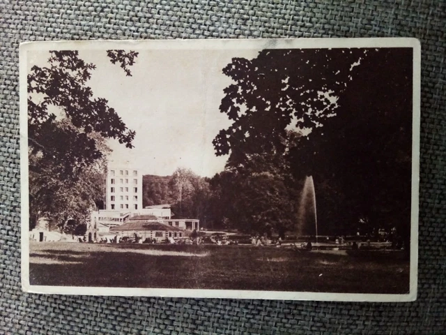 Cpa Saint Honoré Les Bains Le Parc Et Le Thermal Hôtel