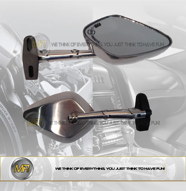 Pour Honda Cbf 1000 2006 06 Paire De Rétroviseurs En Aluminium Sportif Homologué