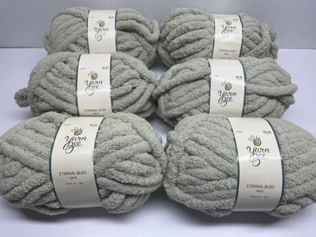 NEW YARN BEE Eternal Bliss Olive Super Chunky 8oz Yarn 28 yds Crochet  Knitting $12.60 - PicClick