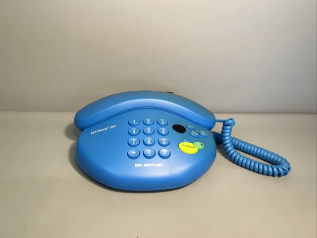 DSC-Zettler | ZET-Phone 300 | Teléfono con cable azul | #F5