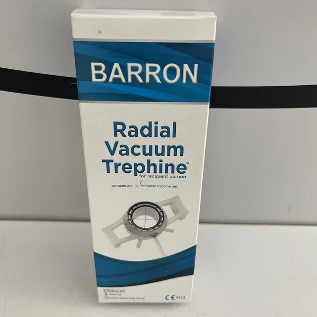 Katena Ref: K20-2061 Barron Radial Vacuum Trephine Set 8.75mm Diameter 04/2027