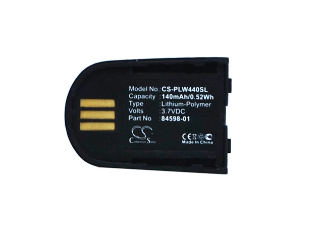 3.7V Battery for Plantronics Savi W745 Savi WH500 204755-01 Premium Cell UK NEW