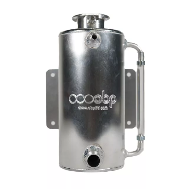 OBP Serbatoio testata lega 1,5 L con tubo di visualizzazione - Costruzione in lega / Leggero