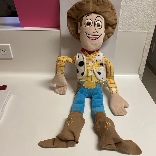 DISNEY TOY STORY Woody Plush Sheriff Cowboy Stuffed Toy Doll 27” 12.50
