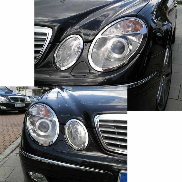 SPIEGELKAPPEN VERKLEIDUNG Ab FACELIFT 2006->.IN CHROM FÜR MERCEDES W211