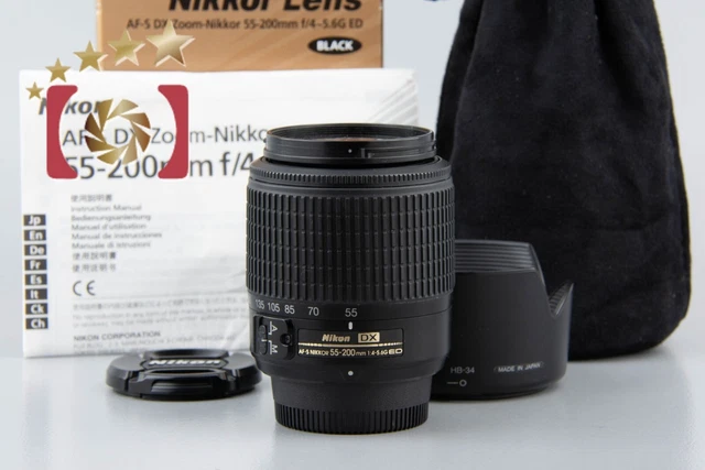 Near Mint!! Nikon AF-S DX NIKKOR 55-200mm f/4-5.6 G ED w/ Box