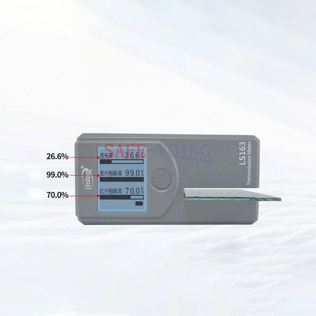 1PCS LS163 Solar Film Transmission Meter Window Tint Meter 940NM IR Tester NEW