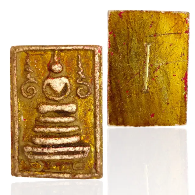 Amulet Thai Buddha PHRA SOMDEJ LP Wat Rakang Wealth Talisman Lucky Magic Powder