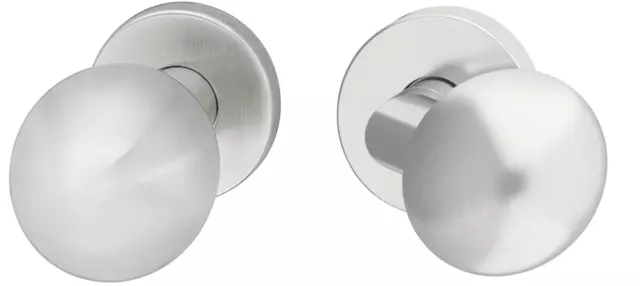 Poignée de Porte Acier Inox Tournant Bouton Rond Boule Ø 55 MM Maison Pommeau