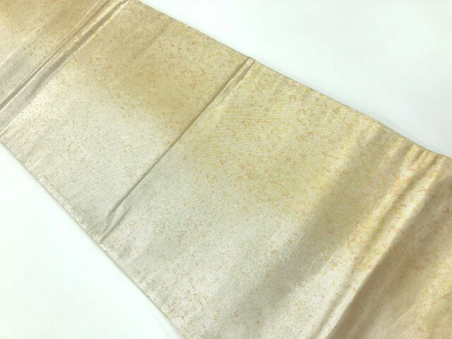 6371019: Japanese Kimono / Vintage Fukuro Obi / Scattered Nori