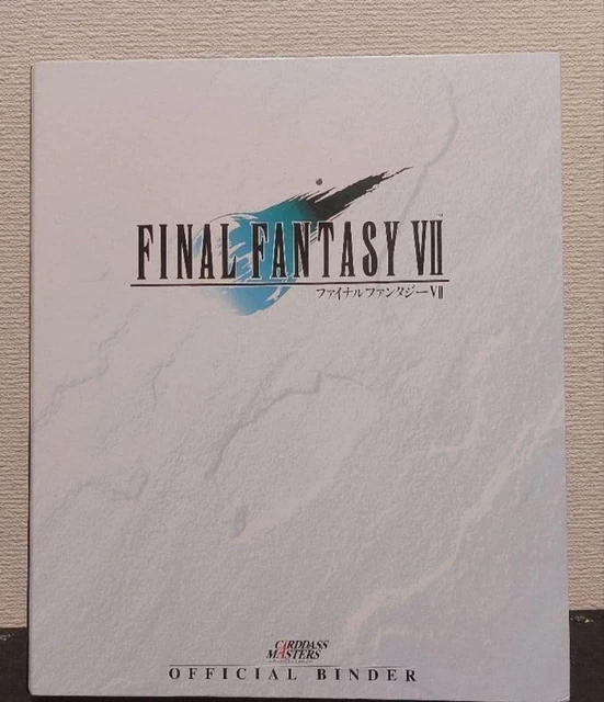 FINAL FANTASY VII Carddass Masters Complete 140 Cards Set Binder