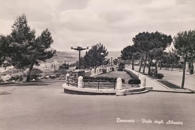Cartolina - Benevento - Viale degli Atlantici - 1964
