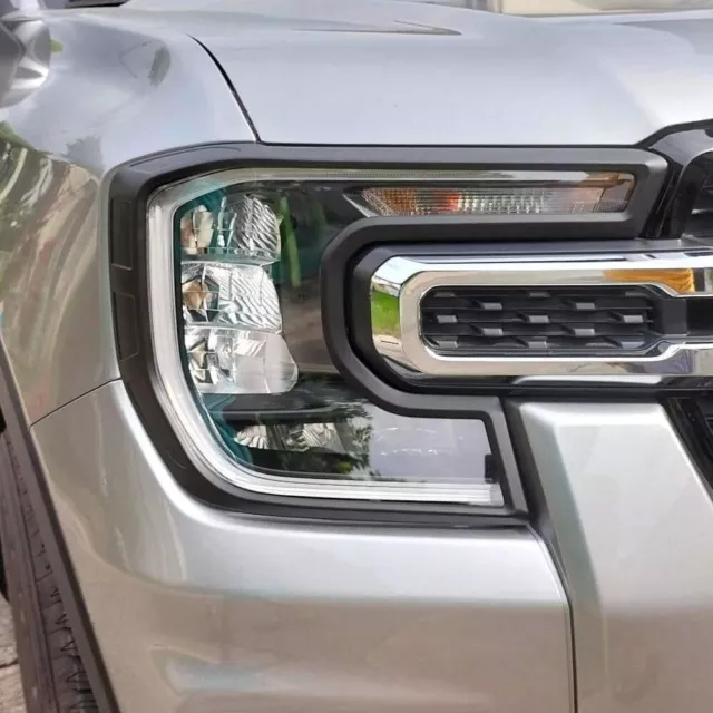 FOR FORD RANGER Wildtrak Raptor 20232024 Headlight Lamp Covers Guards