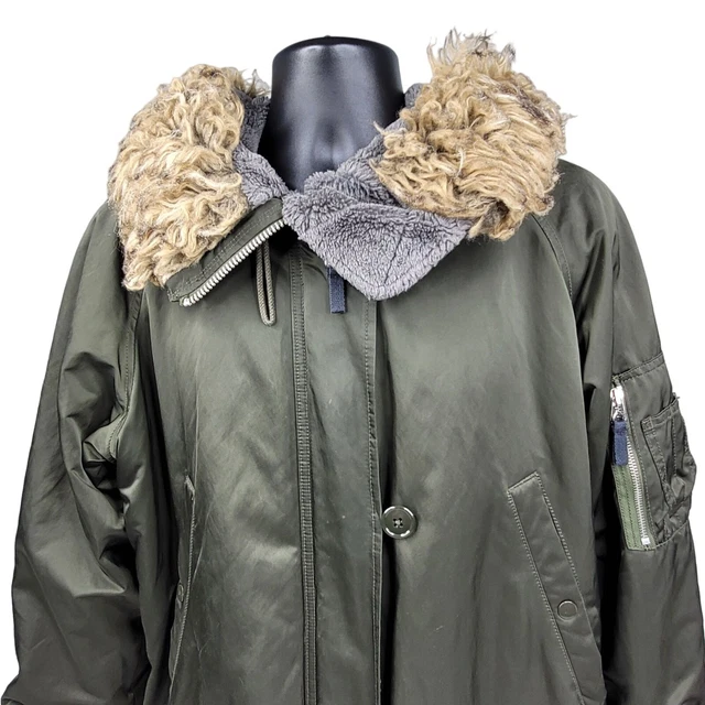 GAP JACKET MENS L Military Snorkel Cold Weather N3B Style Field Parka