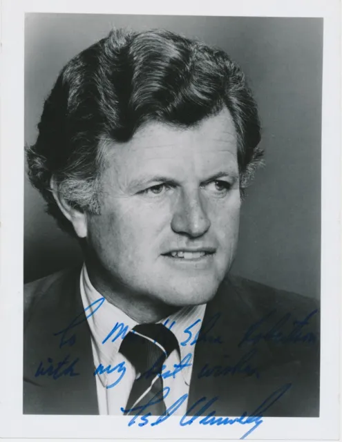 Ted Kennedy Original Signed Photograph