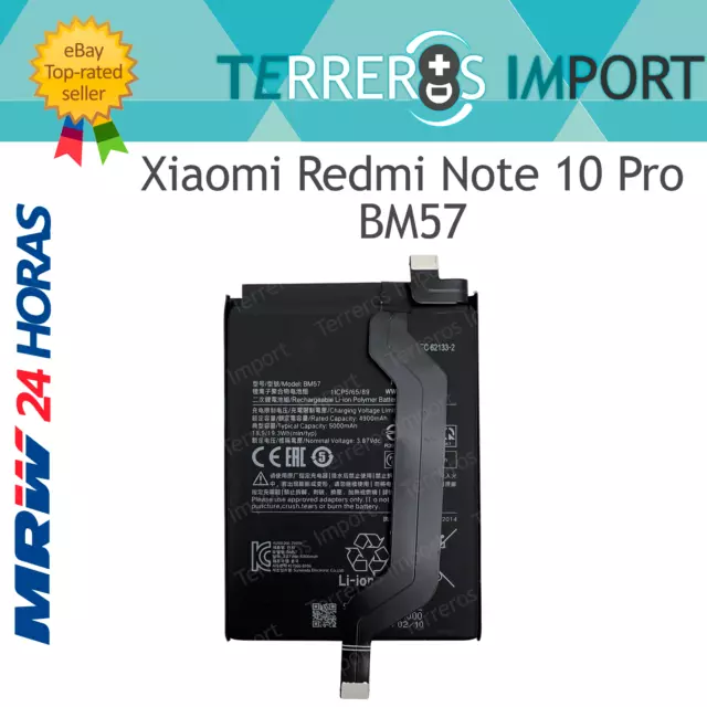 Bateria Interna Xiaomi Redmi Note 10 Pro 5G BM57 Premium Original