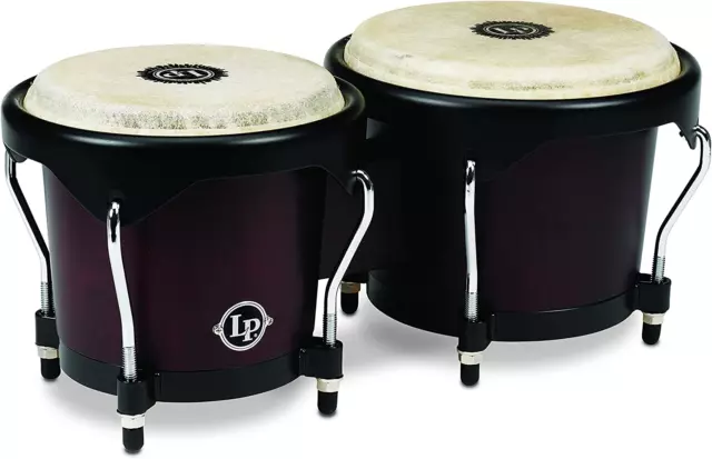 LP601NY-DW LP City Wood Bongos - Dark Wood 7-Inch