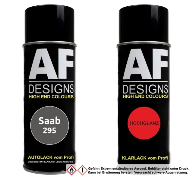 Spraydose für Saab 295 Smoke Beige Metallic Basislack Klarlack