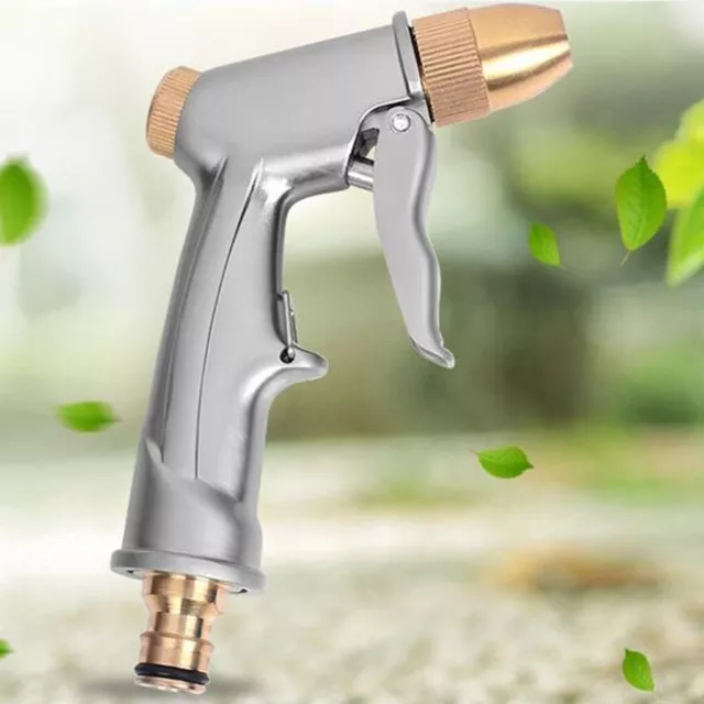Gartenspritze Spritzpistole Gartenbrause Sprühdüse aus Metall Verstellbar