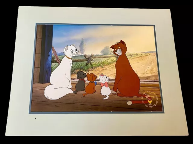 The Aristocats 1996 The Disney Store Exclusive Commemorative Lithograph New