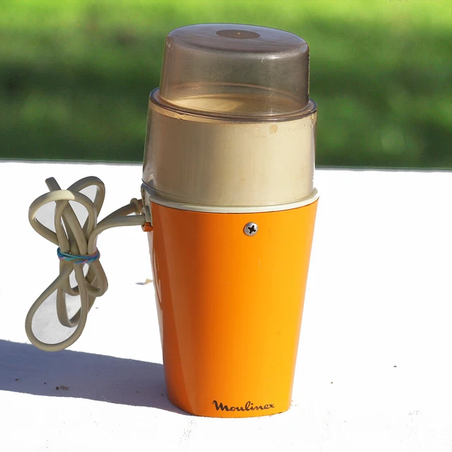 MOULIN À CAFÉ Electrique MOULINEX Orange 1960/70 VINTAGE EUR 15,00