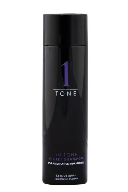 IN TONE VIOLET SHAMPOO by Jon Renau, For Human Hair Wigs, Remove Yellow Tones