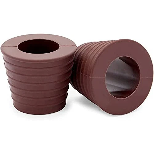 Umbrella Wedge Cone Plugs for Patio Table (Brown, 2 Pack)