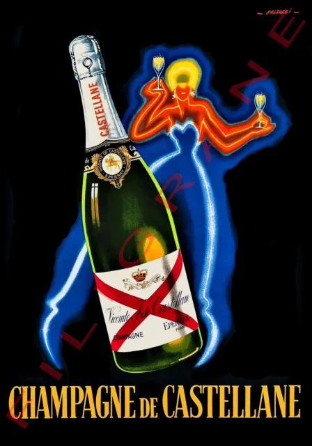 publicité champagne de castellane