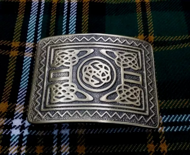 Men’s Swirl Celtic Knot Kilt Belt Buckle Antique/Highland Kilt Celtic Buckles