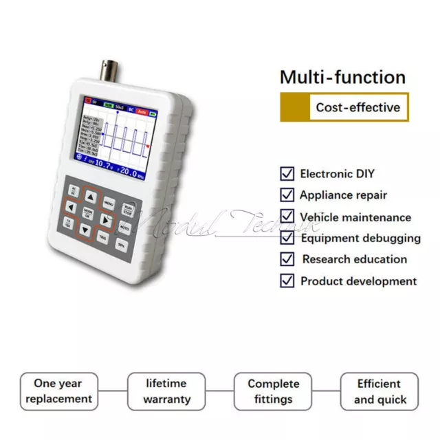 20MSps Portable DSO FNIRSI PRO Mini Digital Oscilloscope Handheld 5M Bandwidth