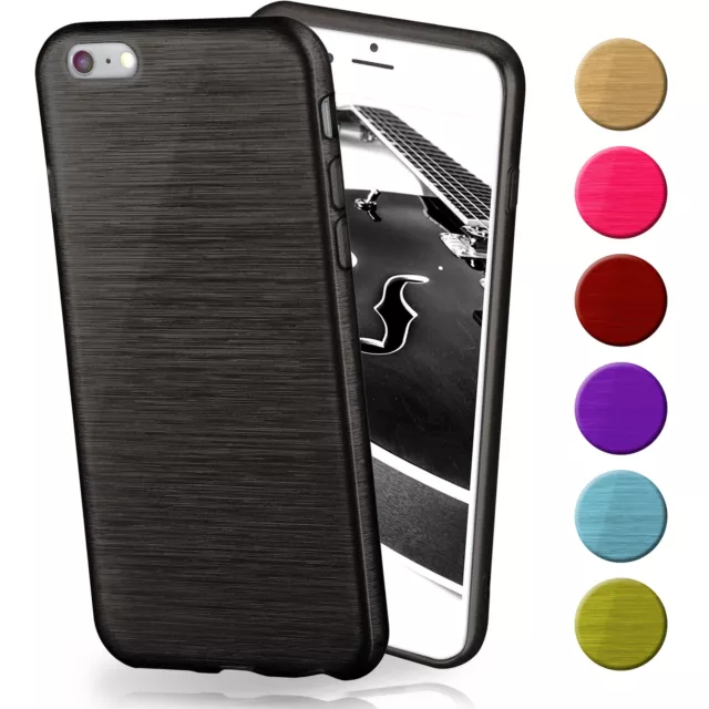 Hülle für Apple iPhone 6s Plus/6 Plus Case Cover Silikon Schutzhülle TPU Brushed