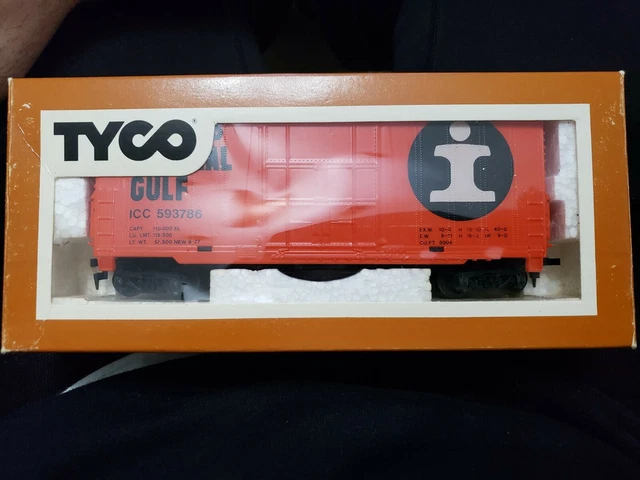HO Tyco Illinois Central Gulf ICG 40' Hi Cube Box Car 371-C vintage new in box