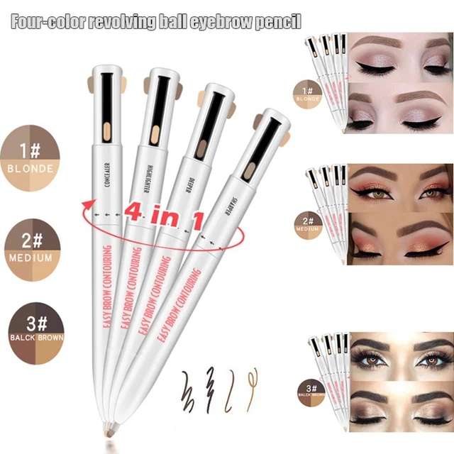 à porter Stylo contour des sourcils Exhausteurs de sourcils 4 dans 1 Eyeliner