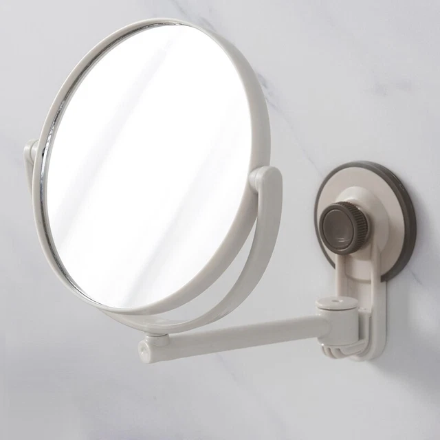 Espejo espejo de baño 1X/3X ventosa de aumento ajustable -lado BathroG2