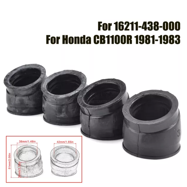 Carb Holder Intake Manifold Boots For Honda CB900F / F2 CB1000C CB1100F CB1100R