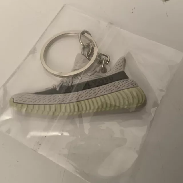 NEW 1 Adidas Teal Yeezy SPLY 350 Boost Sneaker Keychain Shoe - New - FAST SHIP