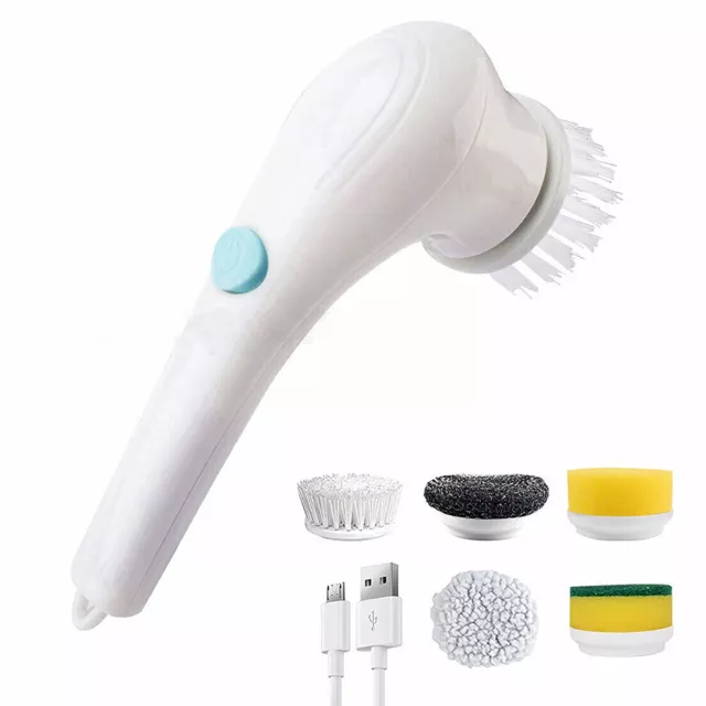 Spazzola per pulizia elettrica Pulitore portatile Cordless Spin Scrubber Cucina