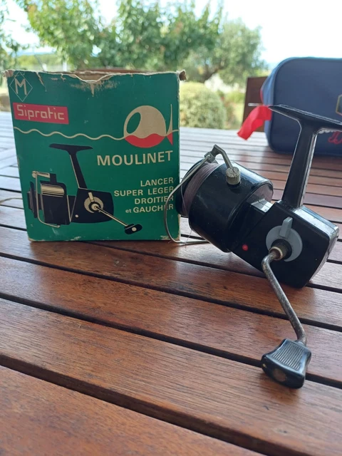Moulinet Pêche Ancien SIPRATIC Dans Sa Boîte - Reel Vintage Carrete Pesca