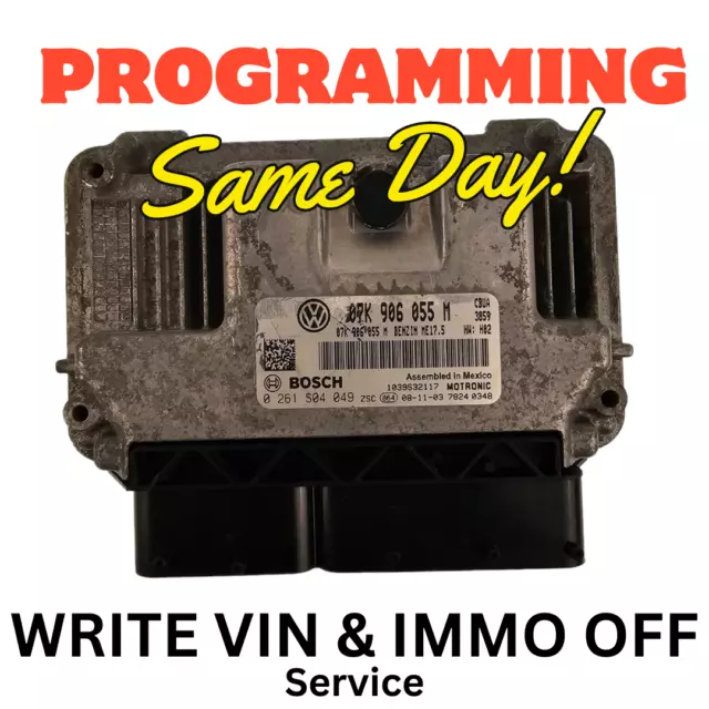 "Plug & Play" IMMO OFF VIN Programming SERVICE For VW AUDI Volkswagen MED17 ME17