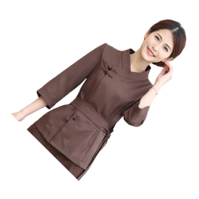 Tessuto da lavoro XXL uniforme da salone uniformi da lavoro spa per donna