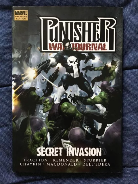 PUNISHER WAR JOURNAL -- Secret Invasion TPB Hardcover PREMIER EDITION Marvel