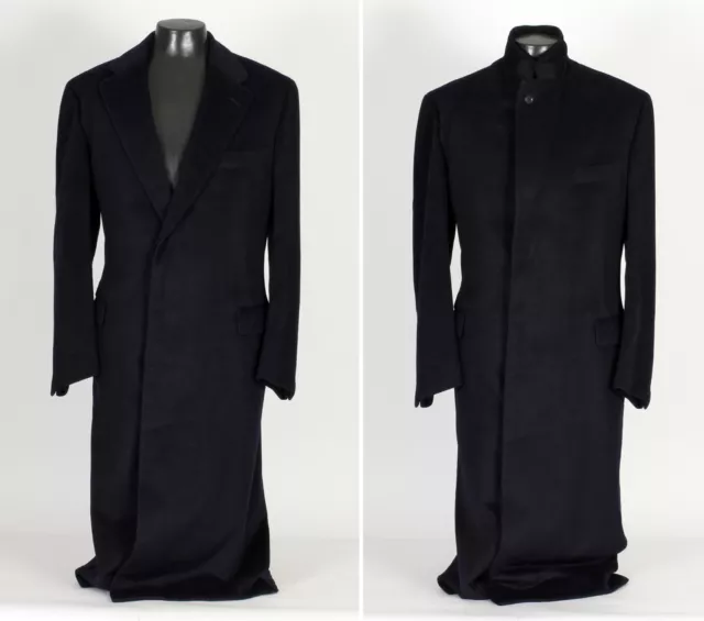 $25,000 Bespoke ING. LORO PIANA & Co. 100% Vicuna Vicuña Coat Jacket - Blue 2XL
