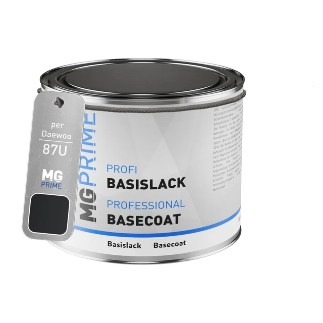 Vernice per auto per Daewoo 87U Pearl Black Metallic Pearl Black Mica 0,5L