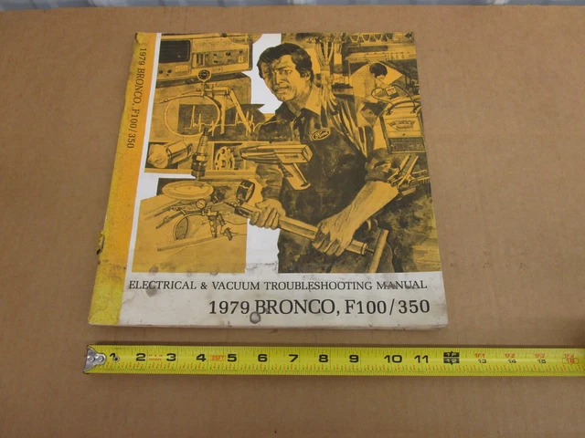 1979 FORD F150 F250 pickup truck wiring diagram electrical vacuum