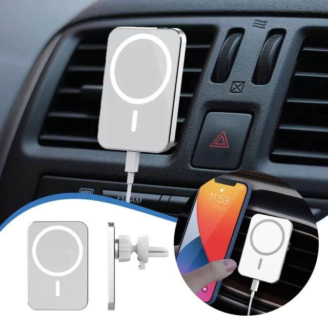 15W Car Wireless Charger For IPhone 12 / Iphone 13/ Car Charging Port with Aux